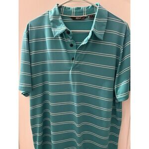 Abacus Mens Green XL Golf Shirt  Short‎ Sleeve Polo
